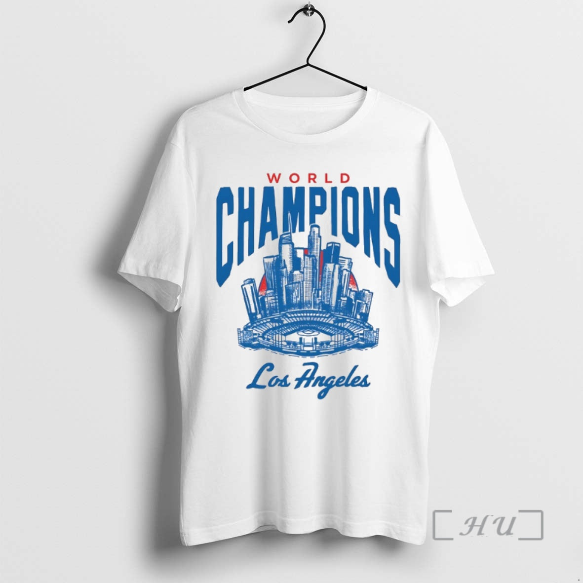 Officials Los Angeles Dodgers World Champions Baseball Stadium Cityscape Premium T Shirt Sweater