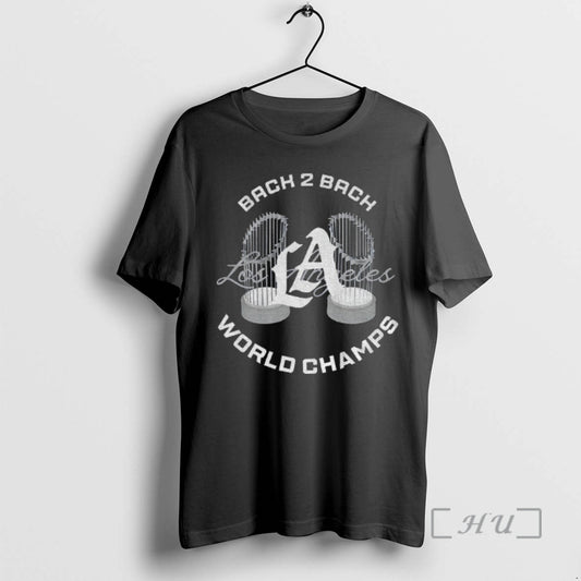 Officials Los Angeles Dodgers World Champs Back To Back Premium T Shirt Sweater