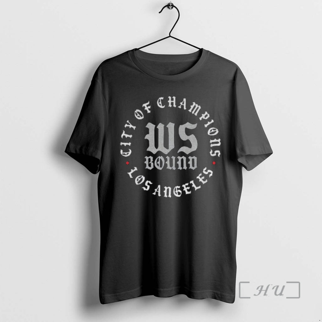 Officials Los Angeles Dodgers World Series Bound City Of Champions Premium T Shirt Sweater