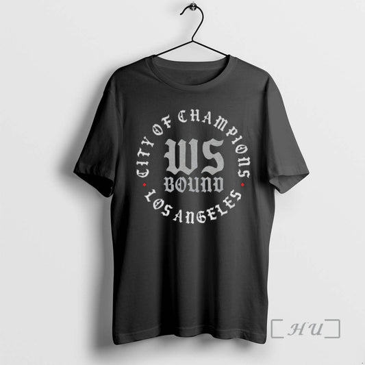Officials Los Angeles Dodgers World Series Bound City Of Champions Premium T Shirt Sweater