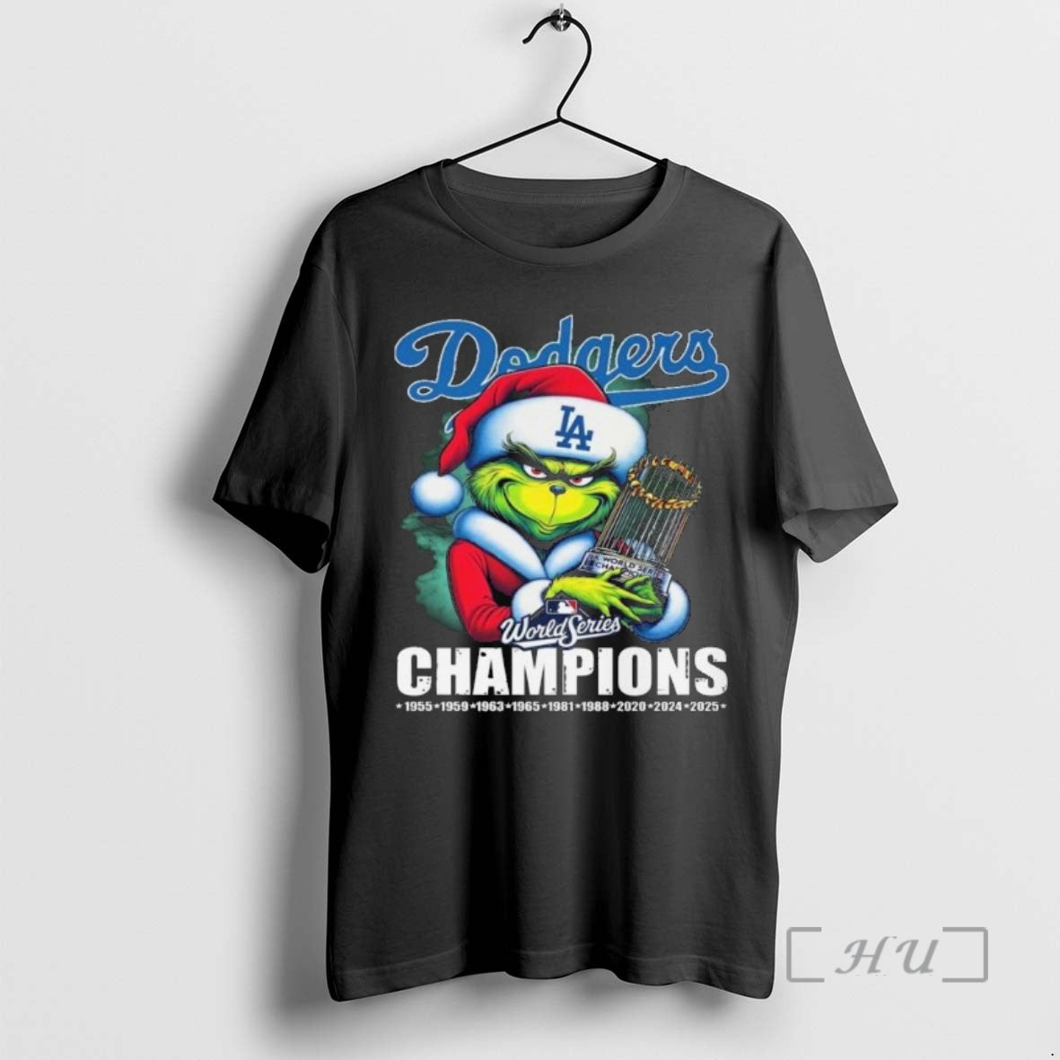 Officials Los Angeles Dodgers X The Grinch World Series Champions 2025 Premium T Shirt Sweater