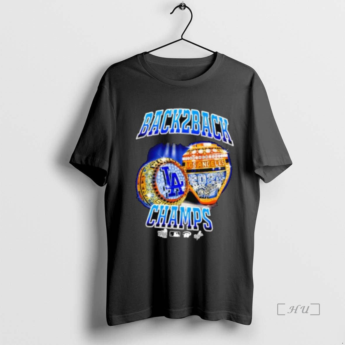 Officials Los Angeles Dodgers Back 2 Back Champs Ring Premium T Shirt Sweater