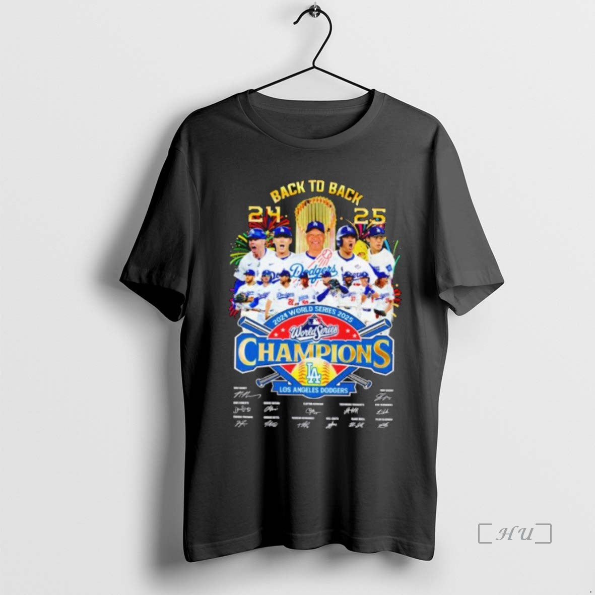 Officials Los Angeles Dodgers Back To Back 2024 2025 World Series Champions Signatures Premium