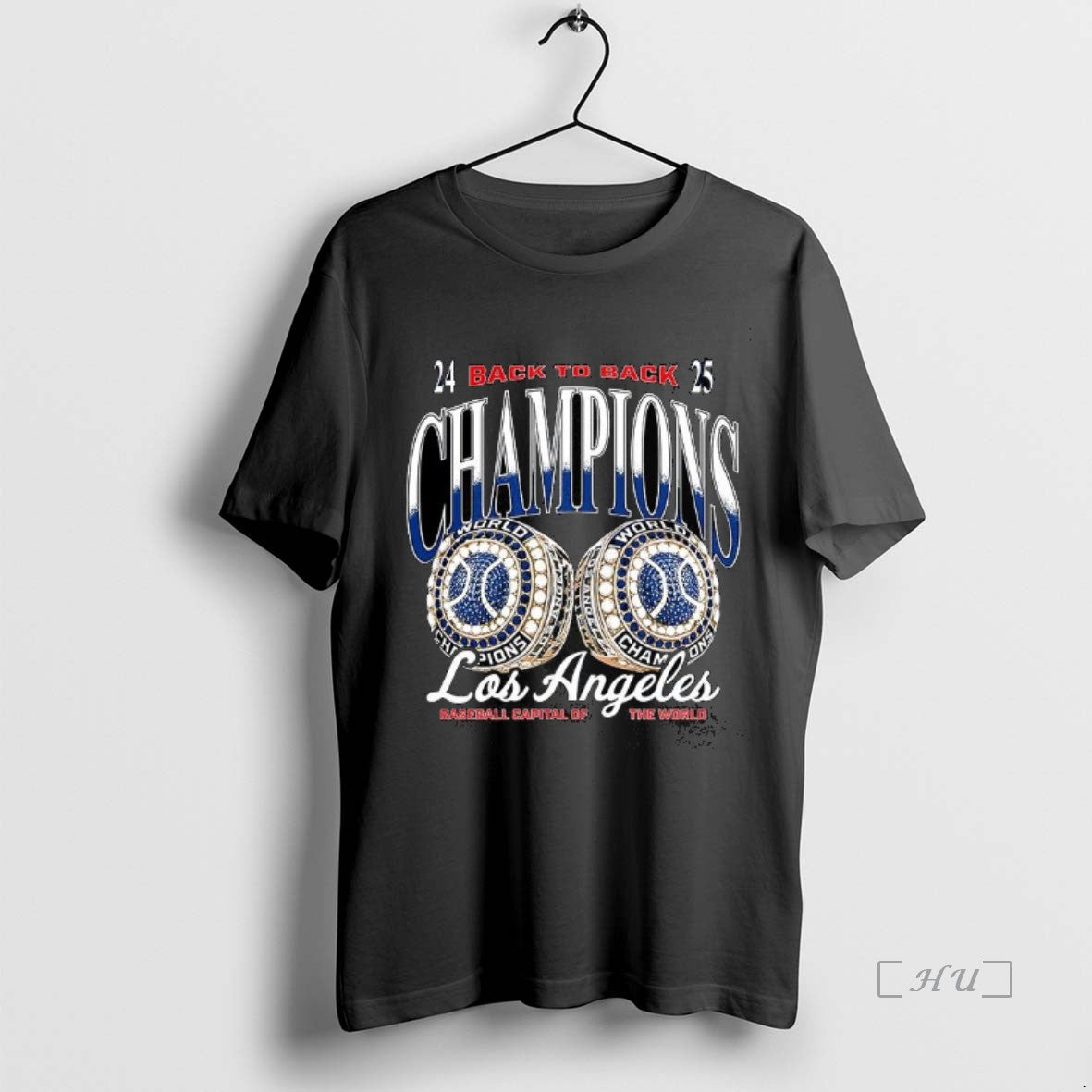 Officials Los Angeles Dodgers Back To Back 2025 Champions Baseball Capital Of The World Premium