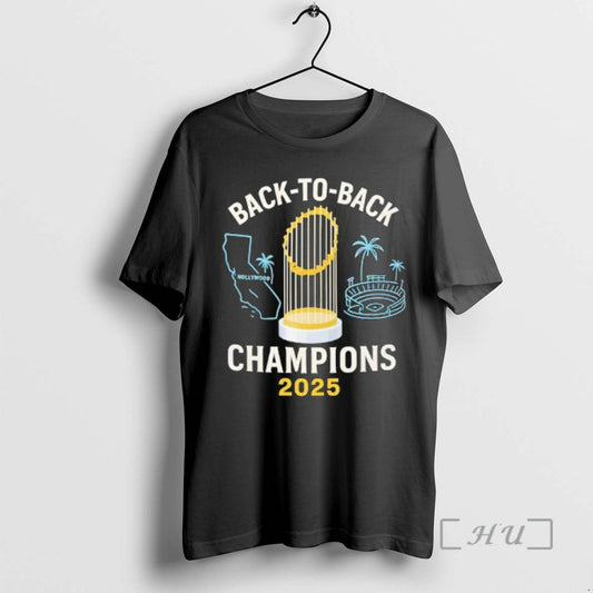 Officials Los Angeles Dodgers Back To Back Champions 2025 Hollywood Premium T Shirt Sweater
