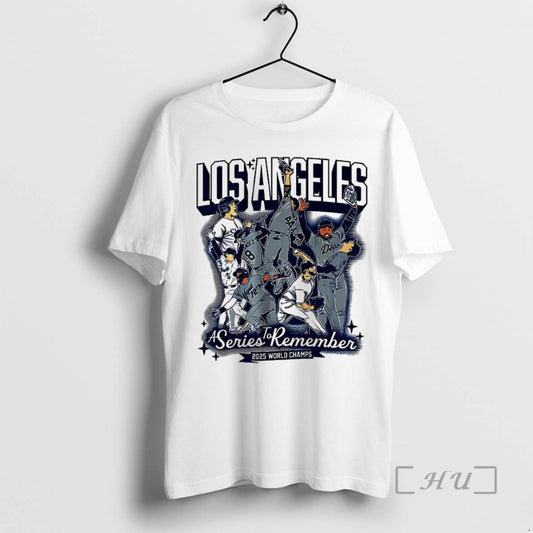 Officials Los Angeles Dodgers Baseball 2025 World Champs A Series To Remember Premium T Shirts
