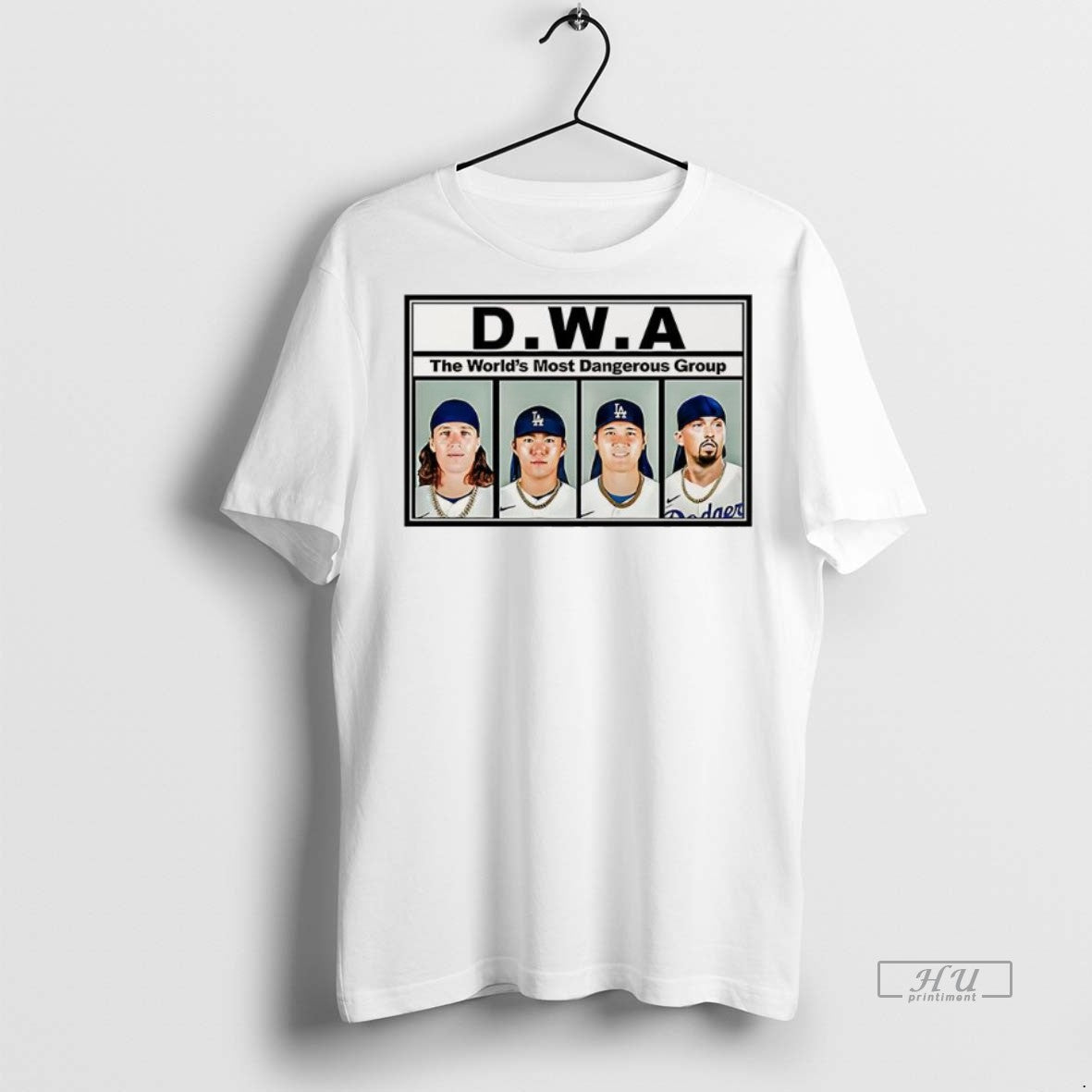 Officials Los Angeles Dodgers Baseball Dwa The Worlds Most Dangerous Group Graphic Tee Shirt Sweater