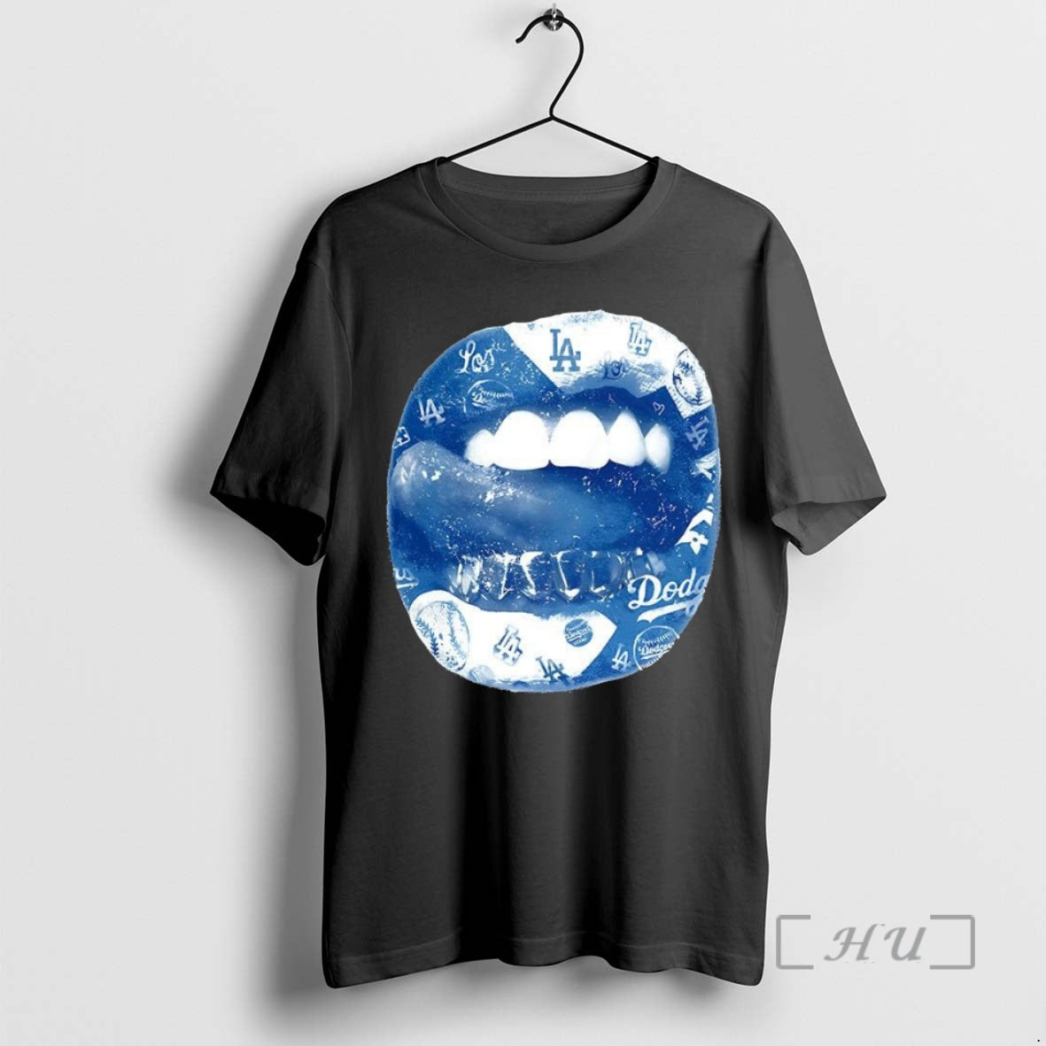 Officials Los Angeles Dodgers Baseball Blue Lips Vintage