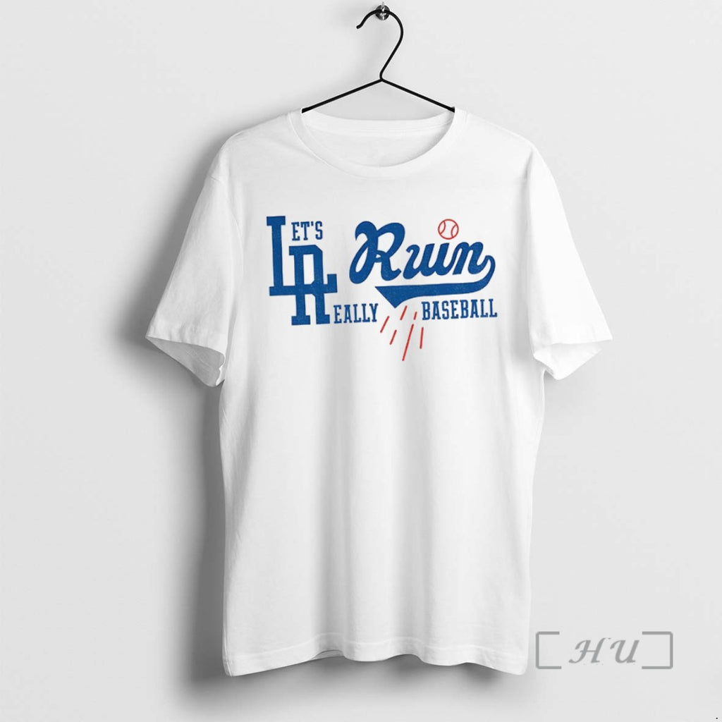 Officials Los Angeles Dodgers Baseball Lets Ruin Earlly Baseball T Shirt Sweater