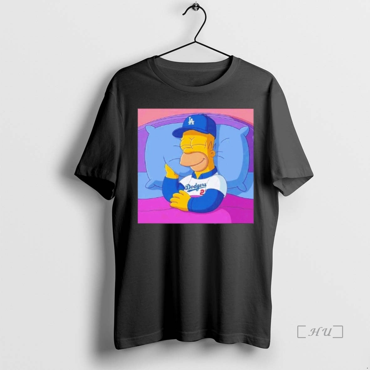 Officials Los Angeles Dodgers Big Fan Simpson Sleeping