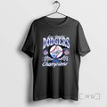 Officials Los Angeles Dodgers National League Champions 2025 Both Of Logo Tee Shirt Sweater
