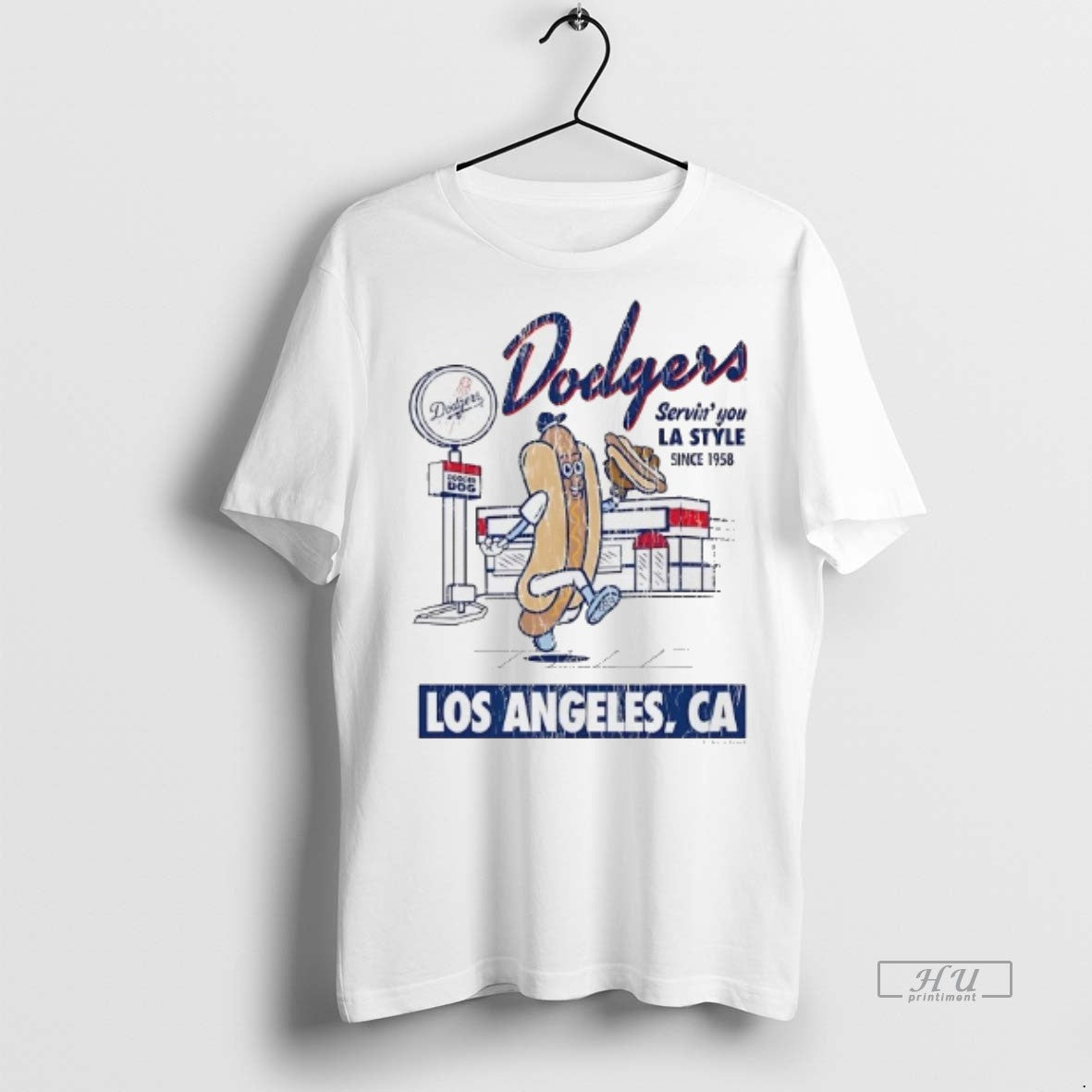 Officials Los Angeles Dodgers Serving You La Style Since 1958 Tee Shirt Sweater