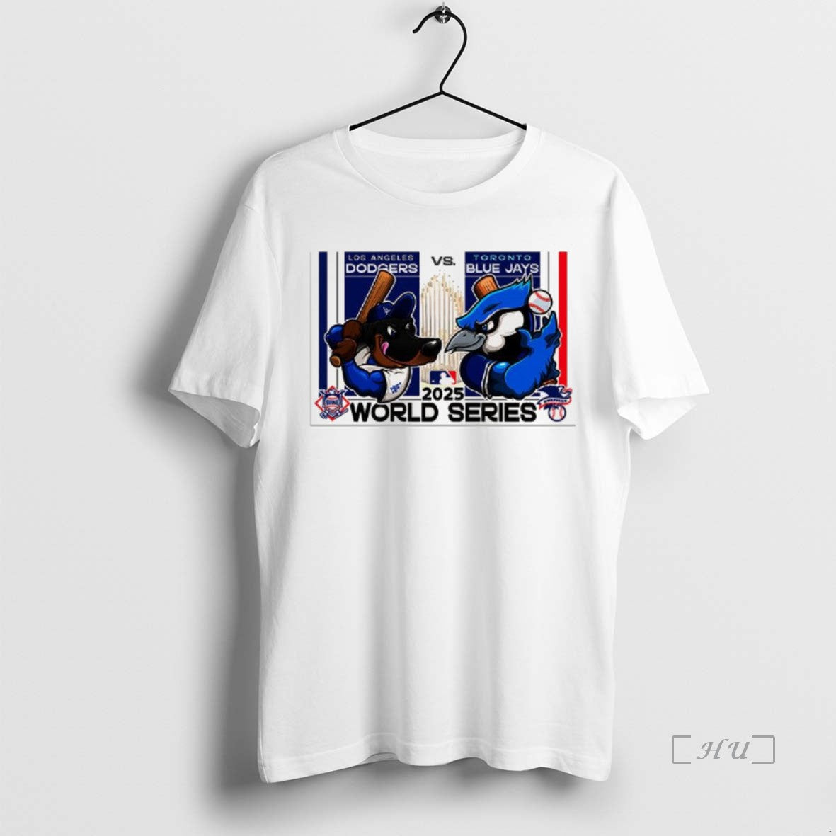 Officials Los Angeles Dodgers Vs Toronto Blue Jays World Series 2025 Trophy Mascot