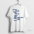 Officials Los Angeles Dodgers World Champs Acrostic Premium Tee Shirt Sweater