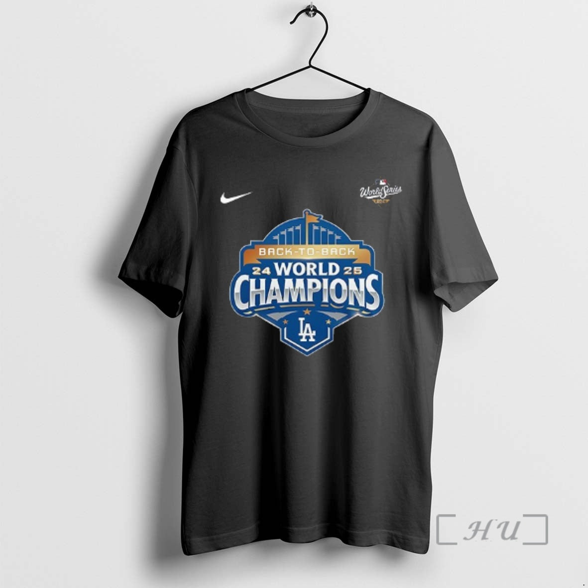 Officials Los Angeles Dodgers World Series Champions 2025 Back To Back Logo 2 Sided Premium