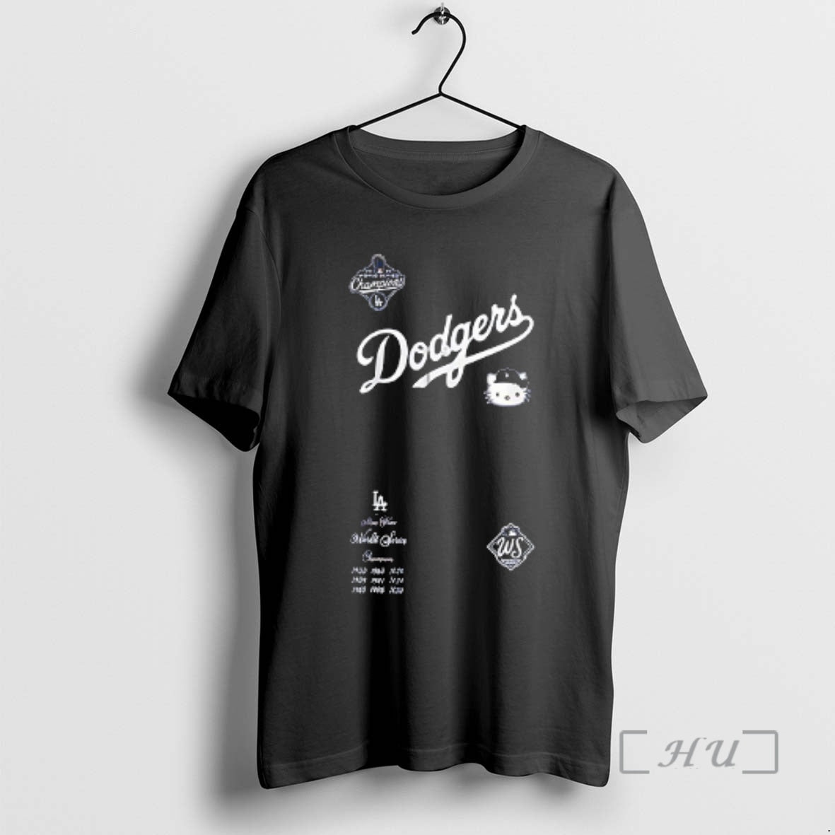Officials Los Angeles Dodgers X Kitty 2025 World Series Champions Back To Back Premium
