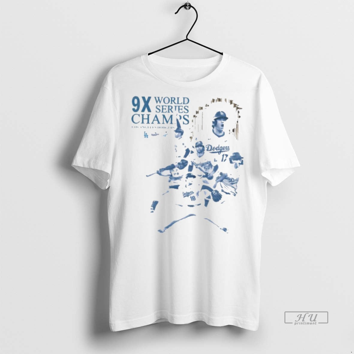 Officials Los Angeles Dodges 2025 9x World Series Champs Premium Tee Shirt Sweater