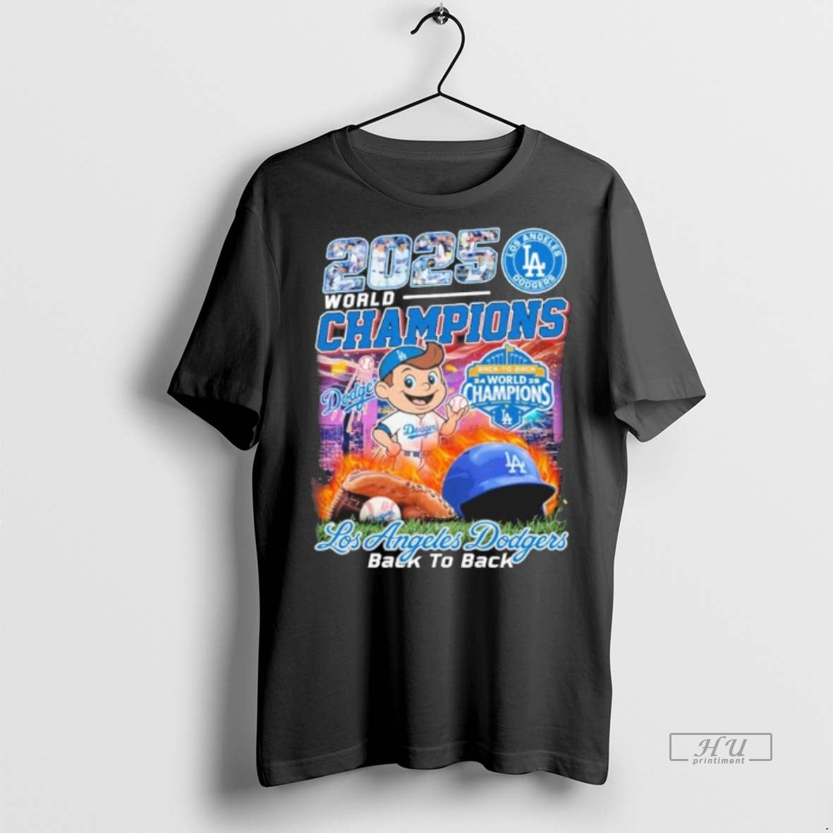 Officials Los Angeles Ds World Champs Vintage Back 2 Back Premium Tee Shirt Sweater