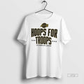 Officials Los Angeles Lakers Basketball Nba Hoops For Troops Logo Premium Tee Shirt Sweater