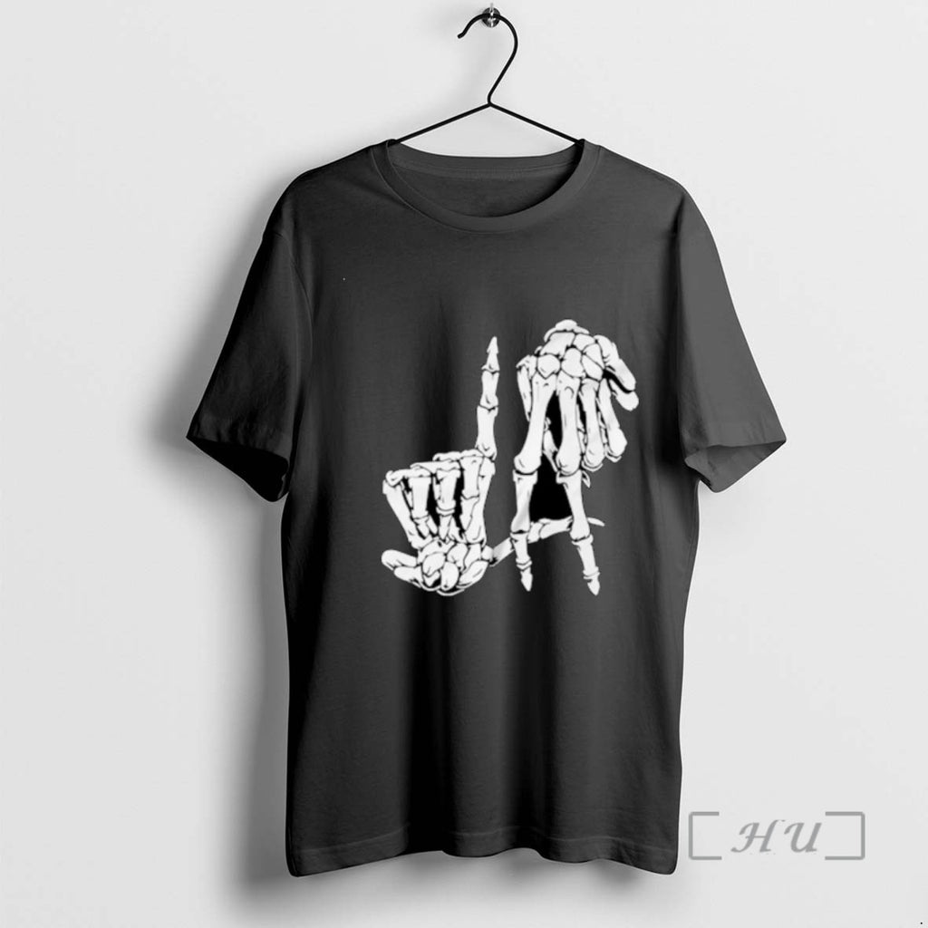 Officials Los Angeles Skeleton Hand Sign Ornaments Tee Shirt Sweater