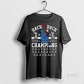 Officials Los Angles Dodgers Back 2 Back National League Champions 2024 2025 T Shirt Sweater