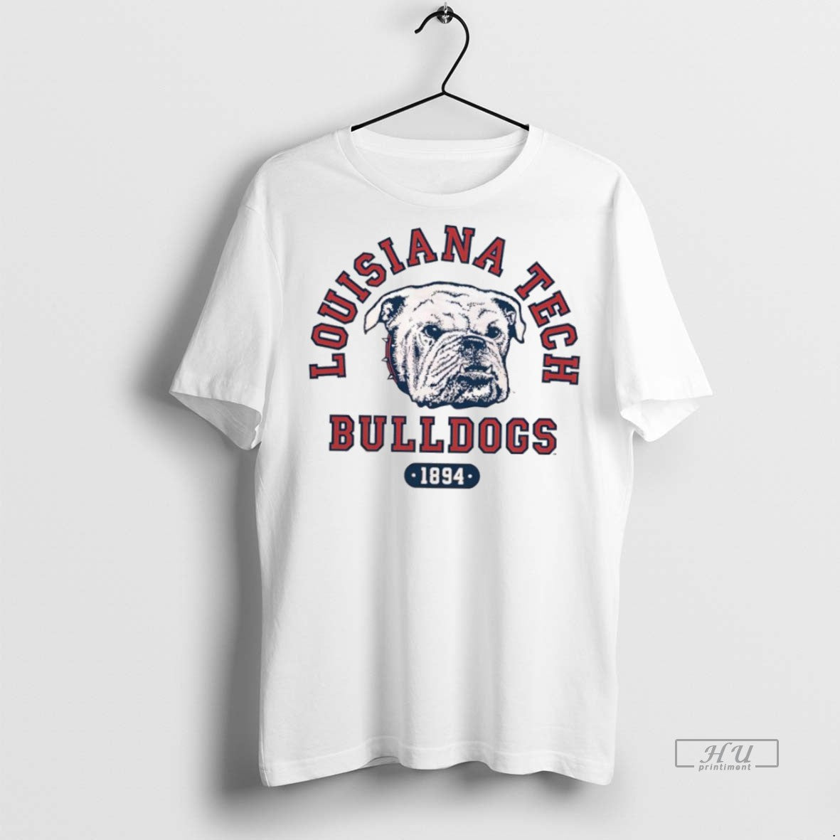 Officials Louisiana Tech Bulldogs Retro Bulldog Logo 1984 Tee Shirt Sweater