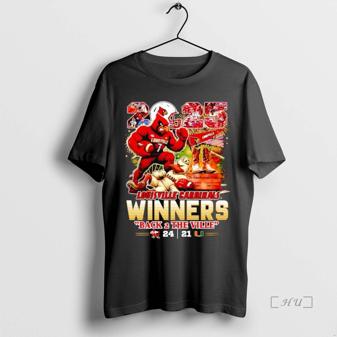 Officials Louisville Cardinals 2025 Winners Back 2 The Ville Premium T Shirt Sweater