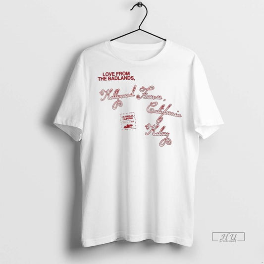 Officials Love From The Badlands Hollywood Forever 2025 Halsey Concert Los Angeles Graphic