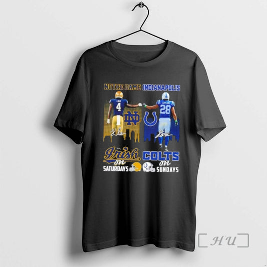 Officials Love Notre Dame Fighting Irish On Saturdays X Taylor Indianapolis Colts On Sundays Skyline