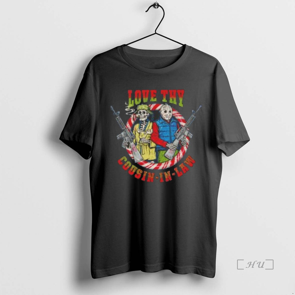 Officials Love Thy Cousin In Law Horror Premium T Shirt Sweater