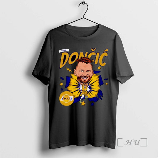Officials Luka Doncic Nba Los Angeles Lakers Caricature Ornaments Tee Shirt Sweater