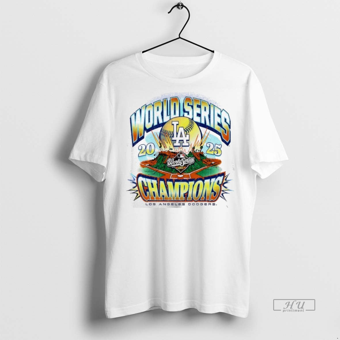 Officials Mlb Los Angeles Dodgers 2025 World Series Champions Boom Premium Tee Shirt Sweater