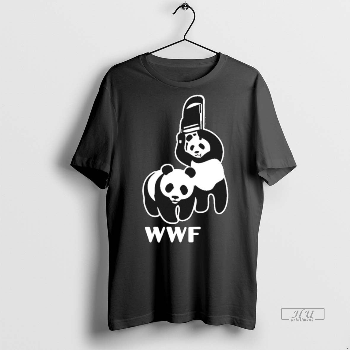 Officials Mma Wrestling Panda Wwf Graphic Tee Shirt Sweater