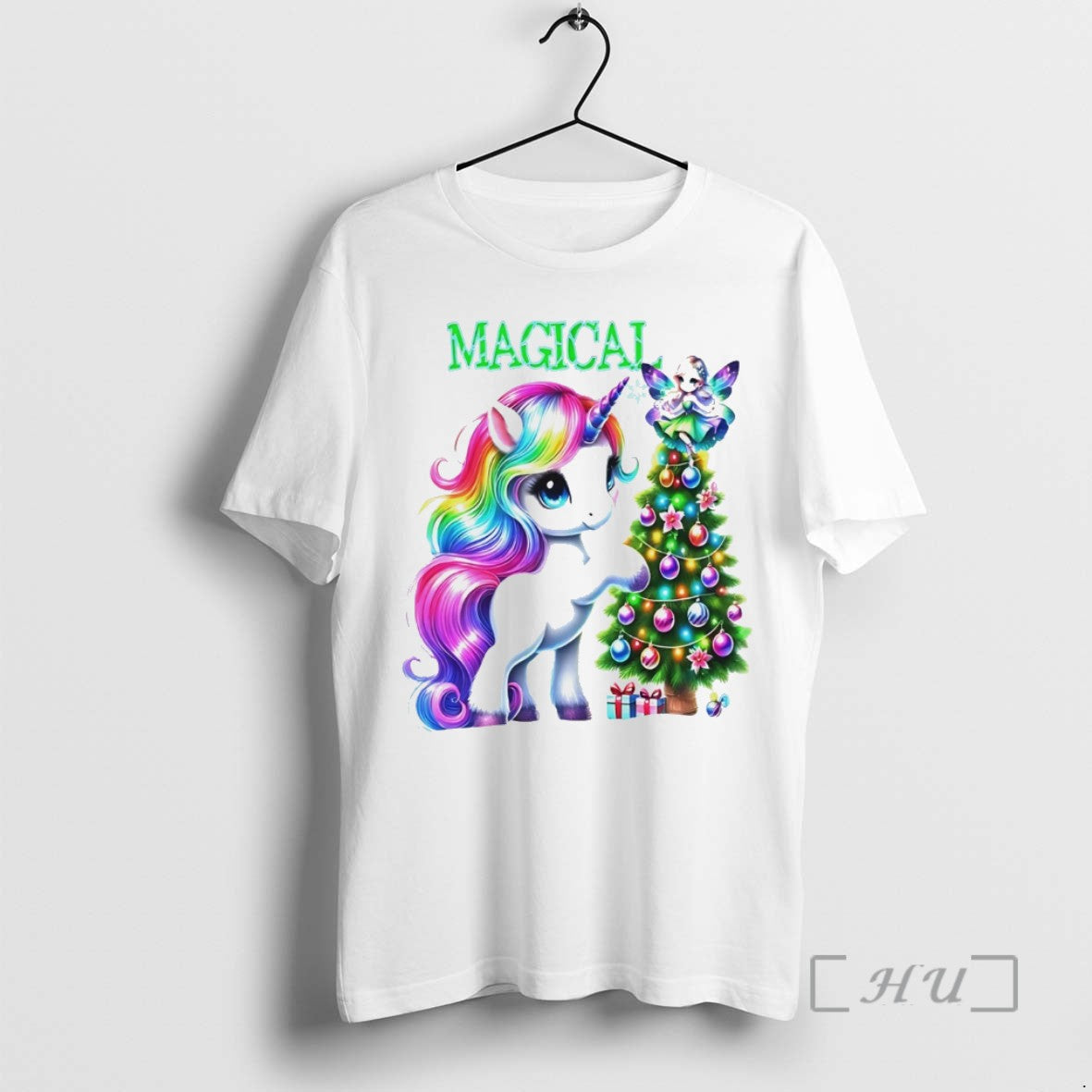 Officials Magical Unicorn Fairy Christmas Tree White