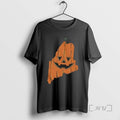 Officials Maine Halloween Pumpkins Tee Shirt Sweater