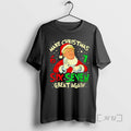 Officials Make Christmas 67 Great Again Santa Trump Pajamas Xmas Ugly Premium T Shirt Sweater