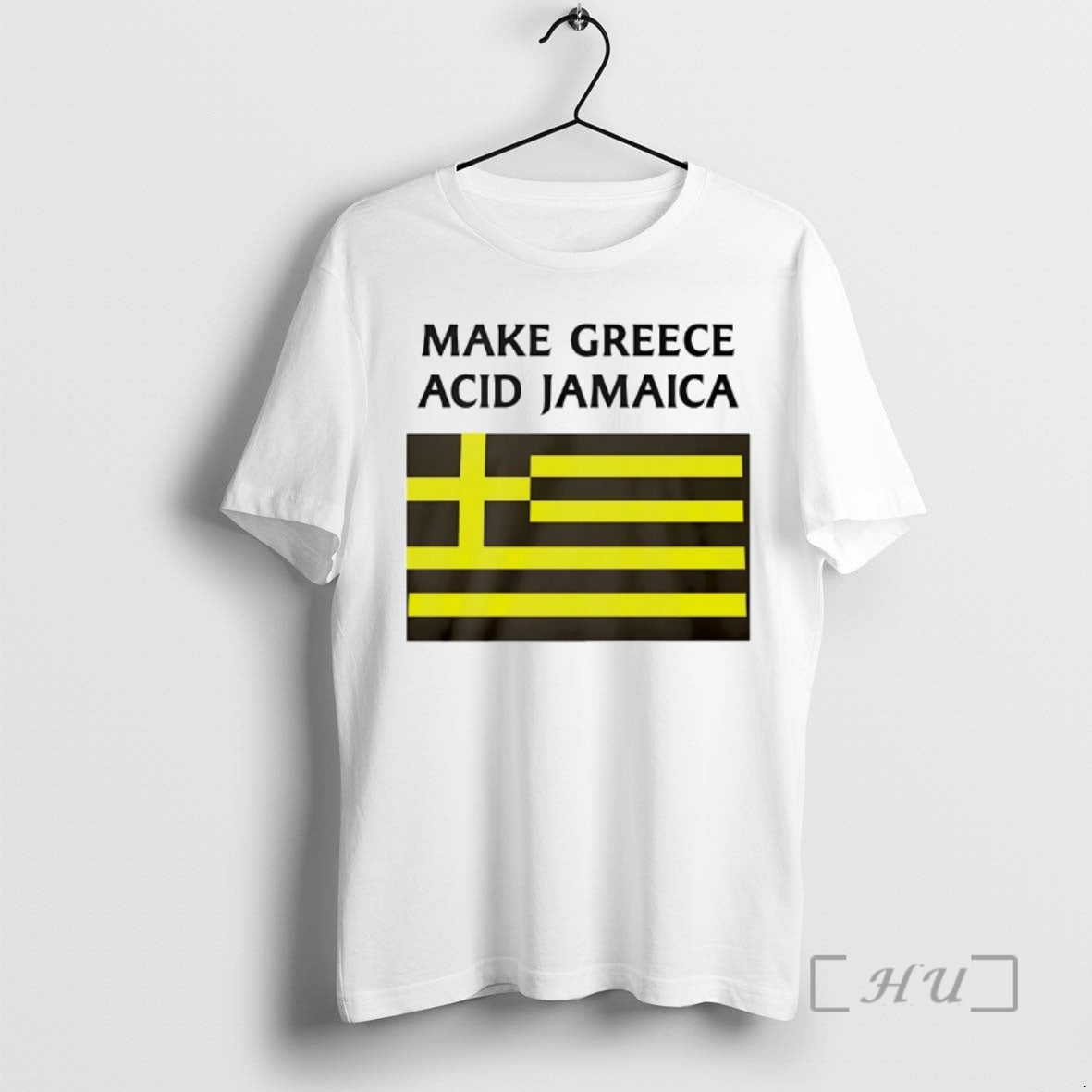 Officials Make Greece Acid Jamaica Flag Premium T Shirt Sweater