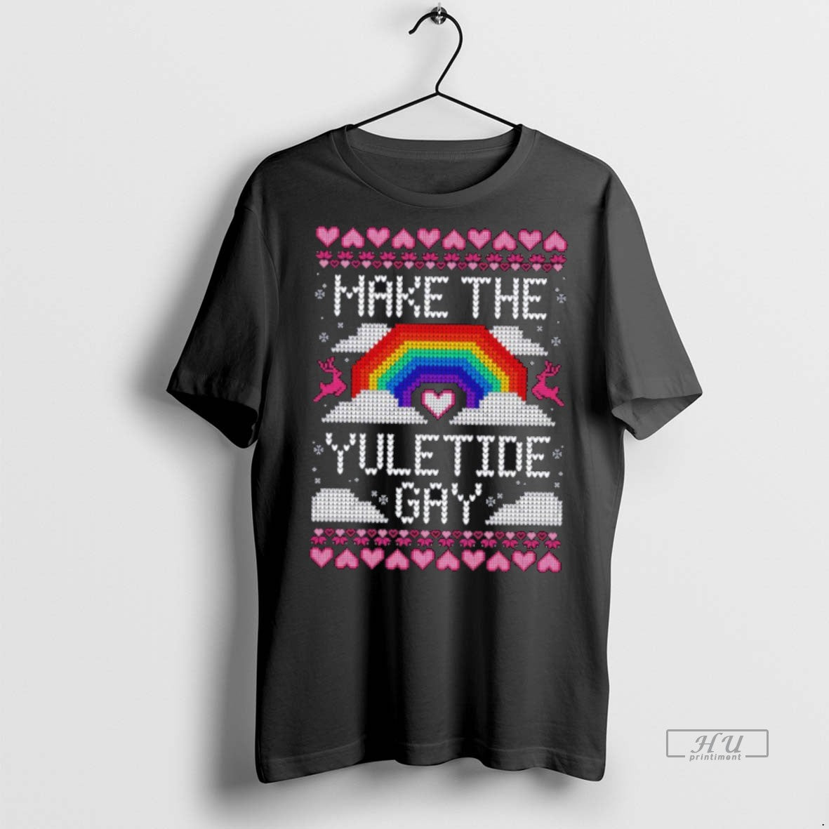 Officials Make The Yuletide Gay Ugly Christmas Premium Tee Shirt Sweater