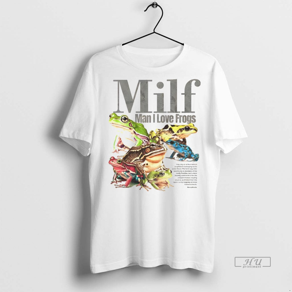 Officials Man I Love Frogs Meme Frog Vintage Tee Shirt Sweater