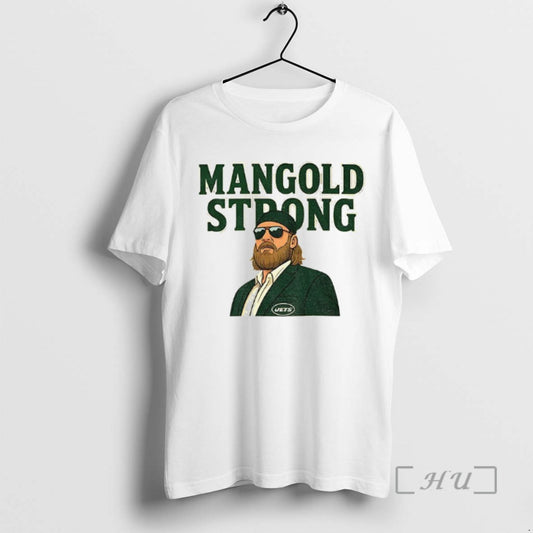 Officials Mangold Strong Nick Mangold New York Jets Tribute Tee Shirt Sweater