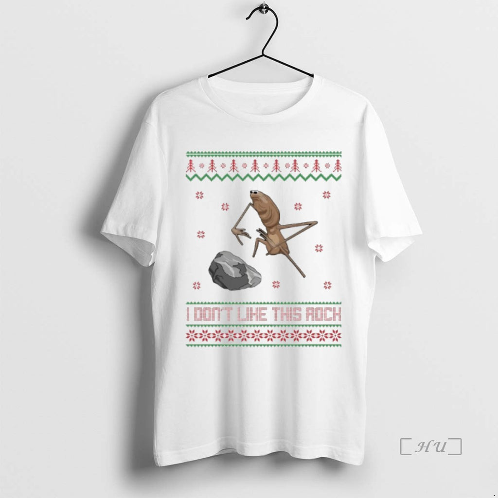 Officials Marcus I Dont Like This Rock Christmas Ugly Premium T Shirt Sweater