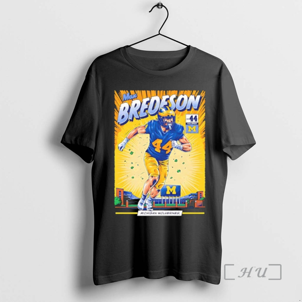 Officials Max Bredeson Michigan Wolverines No 44 Comic T Shirt Sweater