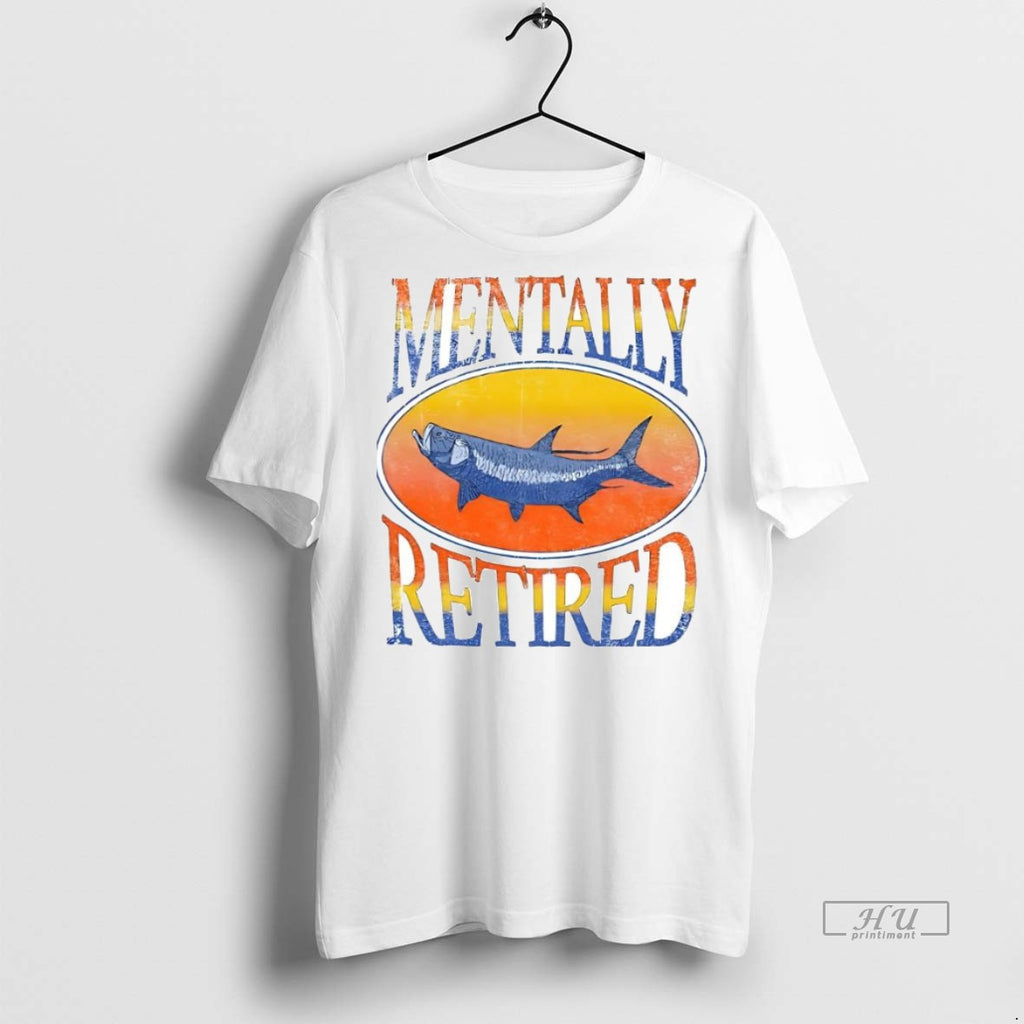 Officials Mentally Retired Fish Vintage Tee Shirt Sweater