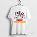 Officials Merry Chiefsmas Kansas City Chiefs Christmas Bluey Cartoon White