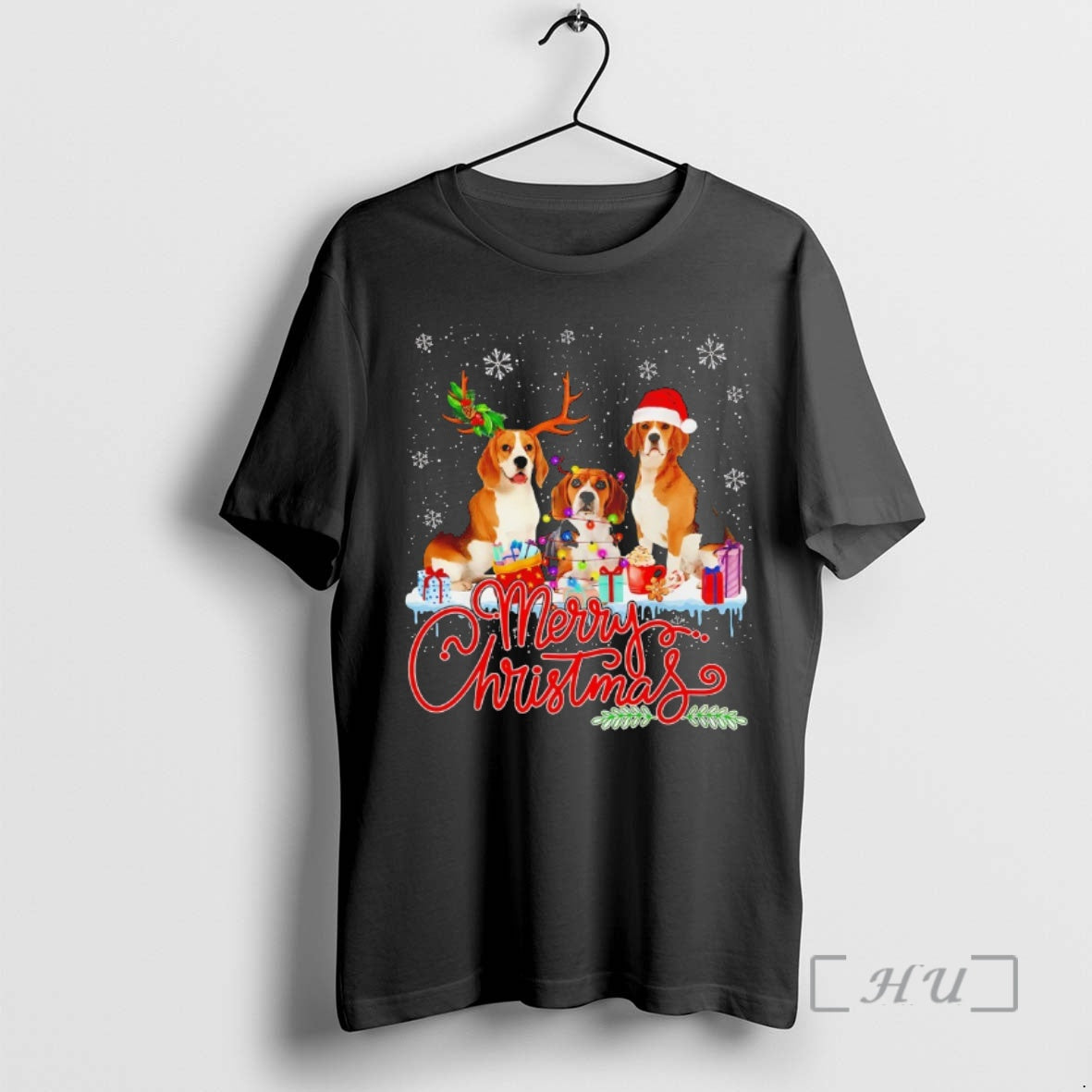 Officials Merry Christmas Beagle Premium T Shirt Sweater