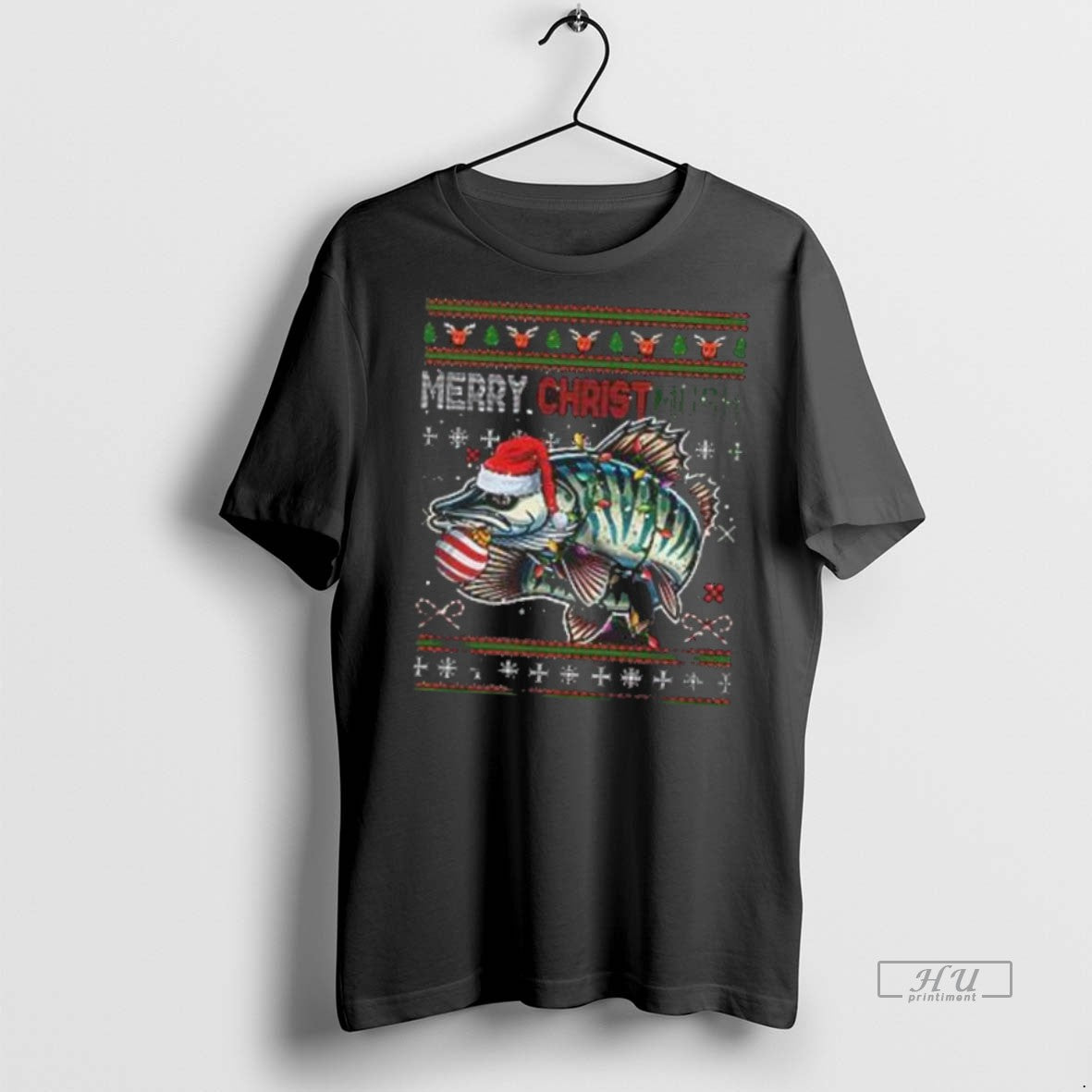 Officials Merry Christmusk Santa Muskellunge 2025 Premium Tee Shirt Sweater
