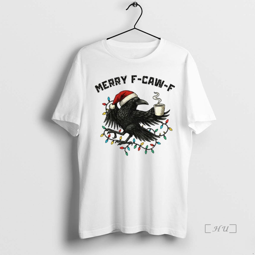 Officials Merry F Caw F Funny Crow Christmas T Shirt Sweater