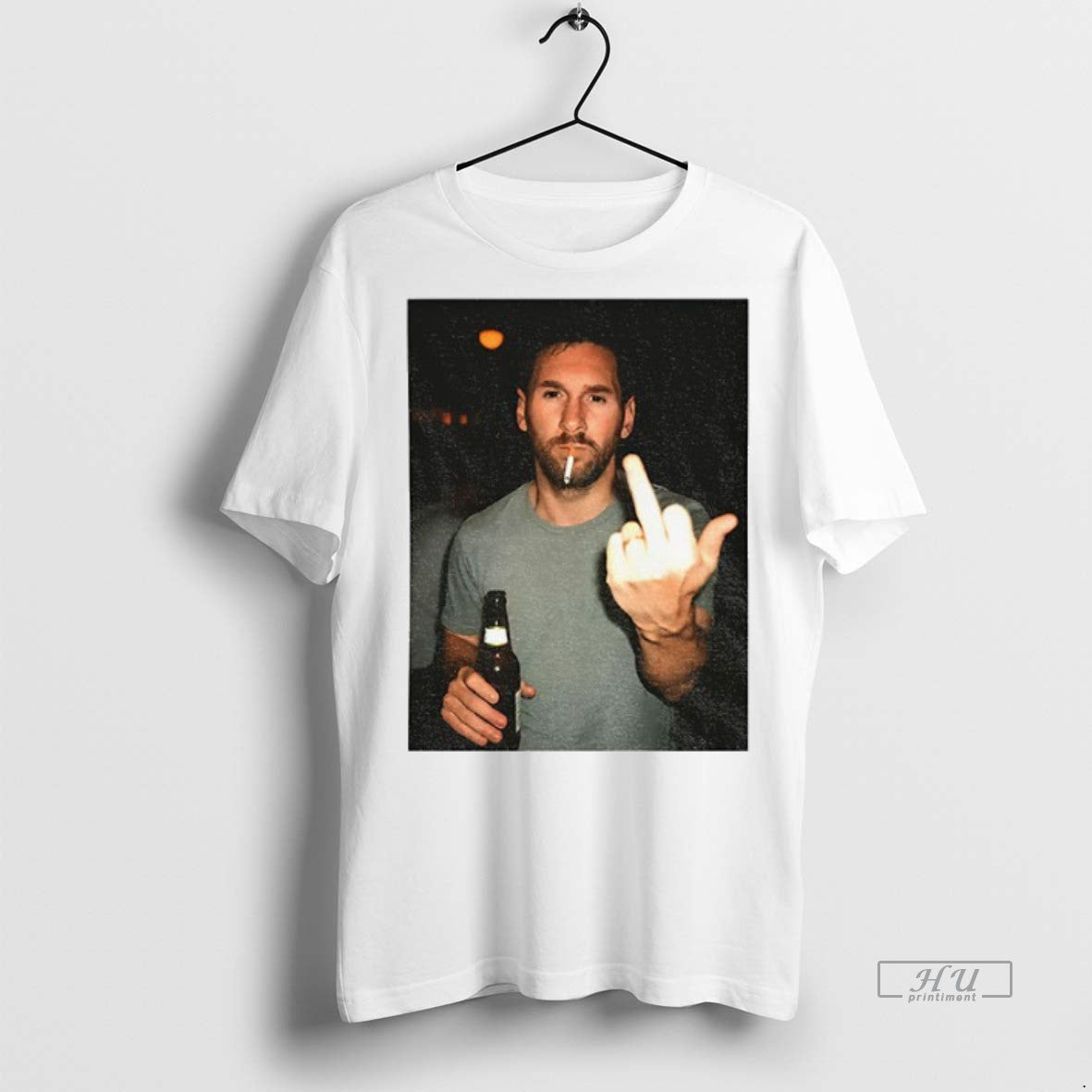 Officials Messi After Hours Middle Finger Tee Shirt Sweater