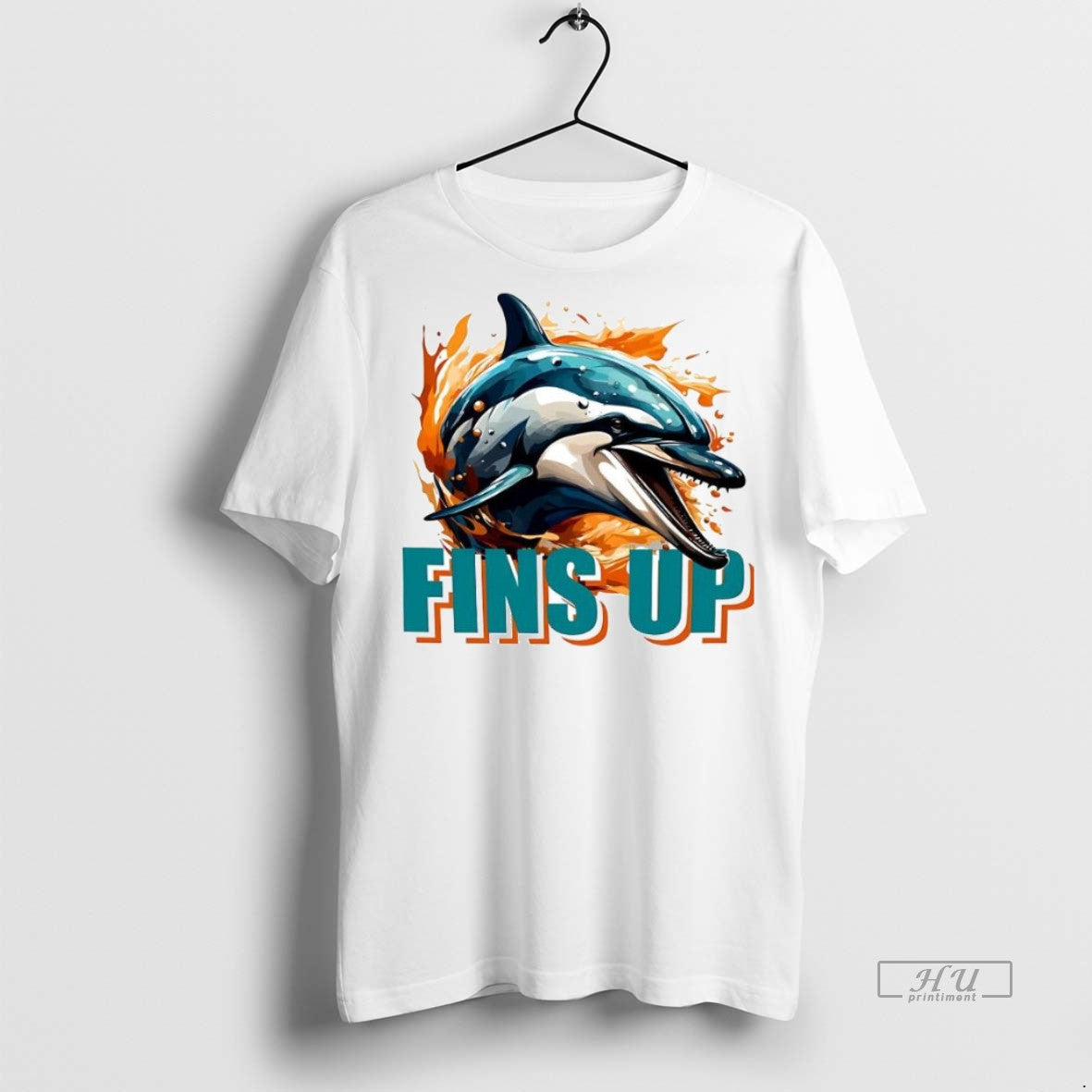 Officials Miami Dolphins Fins Up Style Tee Shirt Sweater
