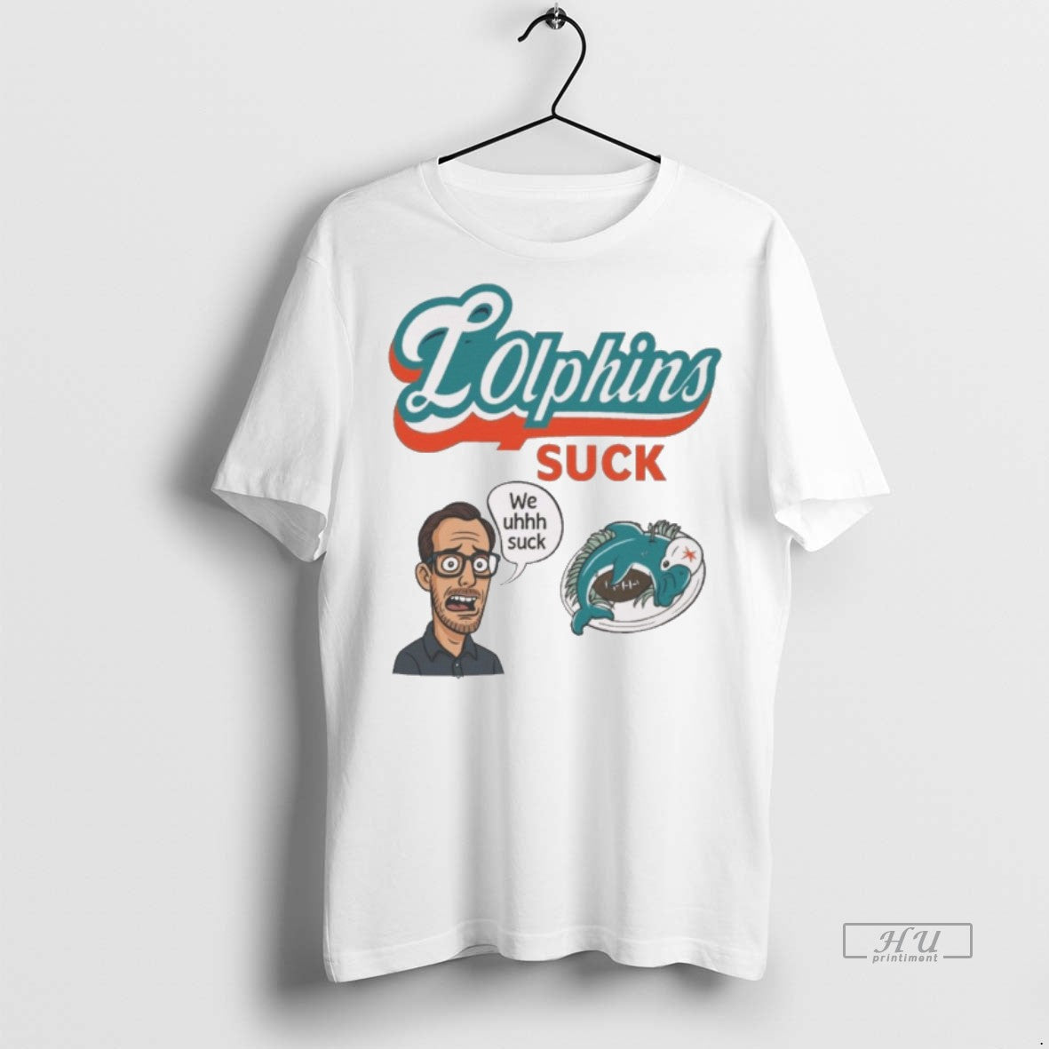Officials Miami Dolphins Lolphins We Uhhh Suck Premium Tee Shirt Sweater